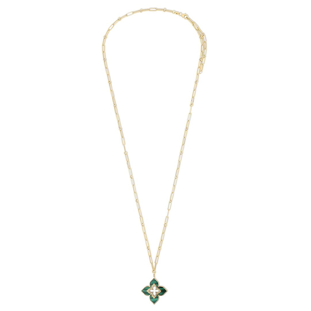 VENETIAN PRINCESS PENDANT WITH MALACHITE Roberto Coin